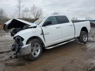 2018 Ram 1500 Big Horn with VIN 1C6RR7TT3JS150483, listed as a Copart auction lot 85793254 with 94,592 mi miles and Salvage title. Bid and sale history available at DreamBid. Image 1.
