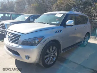 2014 Infiniti QX80 with VIN JN8AZ2NE0E9062158, listed as a IAAI auction lot 41667272 with NaN miles. Bid and sale history available at carsss.com. Image 17.
