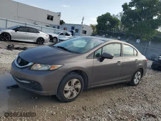 2014 Honda Civic Sedan LX with VIN 19XFB2F5XEE042709, listed as a Copart auction lot 52401415 with 149,168 mi miles and Salvage Title. Bid and sale history available at carsss.com. Image 1.