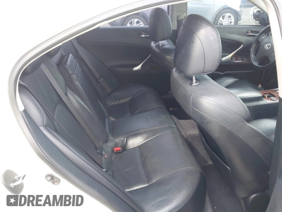 2006 Lexus IS 250 with VIN JTHCK262262007247, listed as a IAAI auction lot 42098013 with 148,221 mi miles and . Bid and sale history available at DreamBid. Image 8.