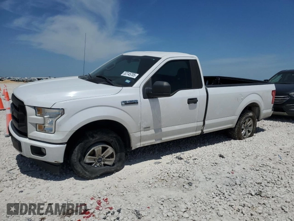 2017 Ford F-150 XL with VIN 1FTMF1EP6HKC79630, listed as a Copart auction lot 52745705 with 53,936 mi miles and Salvage title. Bid and sale history available at DreamBid. Image 1.
