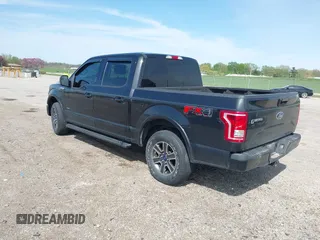 2015 Ford F-150 XLT with VIN 1FTEW1EG3FKE16010, listed as a IAAI auction lot 42107938 with 242,625 mi miles and . Bid and sale history available at DreamBid. Image 3.
