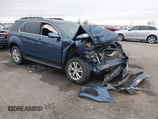 2016 Chevrolet Equinox LT z VIN 2GNFLFEK7G6212305, wystawiony jako IAAI lot #41695208 z przebiegiem Nie podano mil oraz . Historia ofert i sprzedaży dostępna na DreamBid. Obrazek 1.