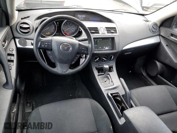 2013 Mazda 3 i Sport with VIN JM1BL1UPXD1847573, listed as a Copart auction lot 53841635 with 158,722 mi miles and Salvage Title. Bid and sale history available at DreamBid. Image 8.