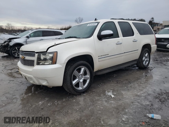 2013 Chevrolet Suburban LTZ with VIN 1GNSCKE04DR184212, listed as a Copart auction lot 89162685 with 180,808 mi miles and Salvage Title. Bid and sale history available at carsss.com. Image 1.