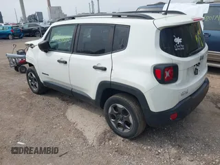 2017 Jeep Renegade Sport with VIN ZACCJBAB4HPG47710, listed as a IAAI auction lot 42024300 with 99,154 mi miles and . Bid and sale history available at carsss.com. Image 3.