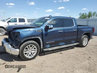 2020 GMC Sierra 1500 SLT z VIN 3GTU9DED6LG146798, wystawiony jako Copart lot #56036535 z przebiegiem 92 916 mil mil oraz Szkoda całkowita • Salvage title. Historia ofert i sprzedaży dostępna na DreamBid. Obrazek 1.