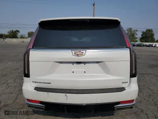 2021 Cadillac Escalade Premium Luxury Platinum with VIN 1GYS4DKL8MR217707, listed as a Copart auction lot 71491894 with 30,091 mi miles and Salvage Title. Bid and sale history available at carsss.com. Image 6.