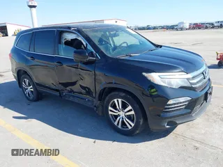 2017 Honda Pilot EX-L z VIN 5FNYF6H54HB024349, wystawiony jako IAAI lot #42082517 z przebiegiem 108 000 mil mil oraz . Historia ofert i sprzedaży dostępna na DreamBid. Obrazek 1.