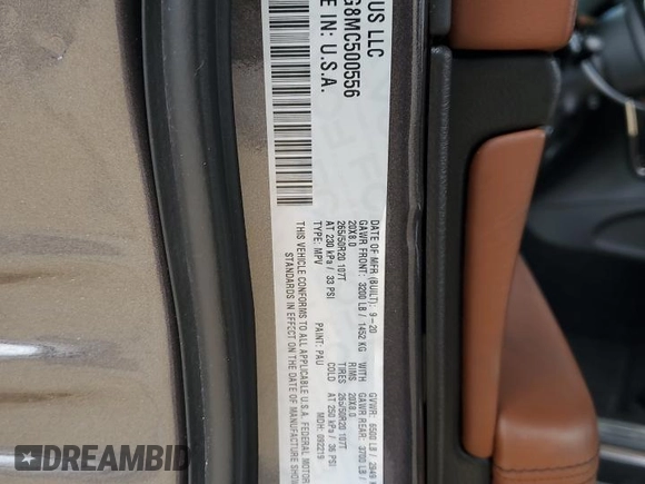 2021 Jeep Grand Cherokee Overland с VIN 1C4RJFCG8MC500556, выставлен на аукционе Copart как лот 63412525 с пробегом 37 508 миль миль и Списание • Salvage title. История ставок и продаж доступна на DreamBid. Изображение 12.