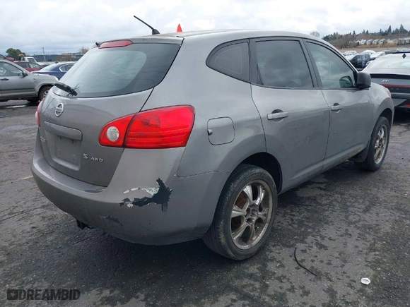 2009 Nissan Rogue SL with VIN JN8AS58V89W442616, listed as a IAAI auction lot 41827850 with 212,893 mi miles. Bid and sale history available at carsss.com. Image 4.