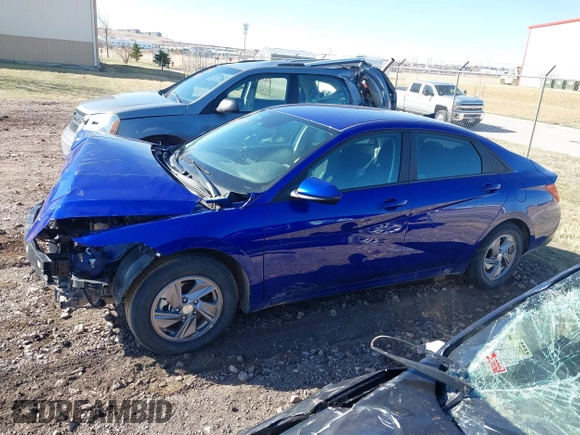 2024 Hyundai Elantra SE with VIN KMHLL4DG3RU848717, listed as a IAAI auction lot 41942375 with 7,879 mi miles and . Bid and sale history available at DreamBid. Image 14.