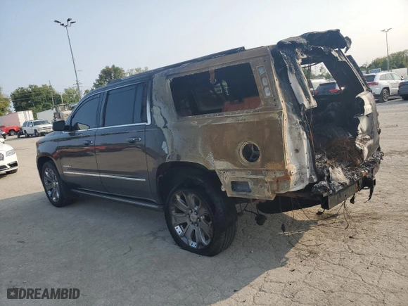 2015 GMC Yukon XL Denali with VIN 1GKS2JKJ4FR636332, listed as a Copart auction lot 70721314 with 0 mi miles and Salvage Title. Bid and sale history available at carsss.com. Image 2.