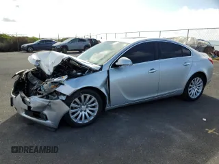 2013 Buick Regal Turbo Premium 2 with VIN 2G4GT5GV2D9200714, listed as a Copart auction lot 47363315 with 149,535 mi miles and Salvage title. Bid and sale history available at DreamBid. Image 1.