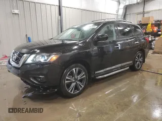 2018 Nissan Pathfinder SL z VIN 5N1DR2MM1JC626412, wystawiony jako Copart lot #88557915 z przebiegiem 62 818 mil mil oraz Szkoda całkowita • Salvage title. Historia ofert i sprzedaży dostępna na DreamBid. Obrazek 1.