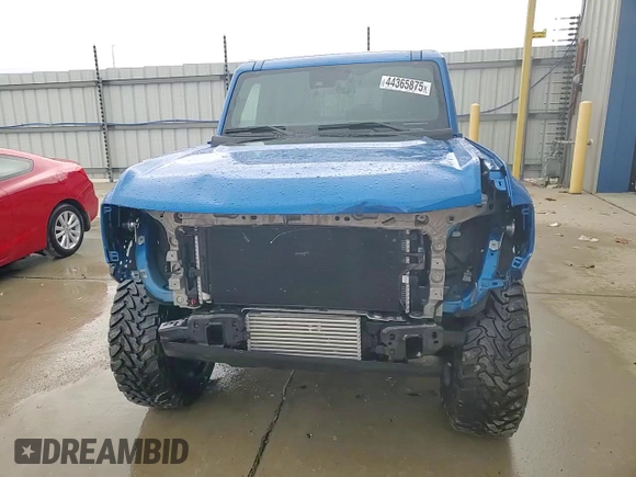 2023 Ford Bronco with VIN 1FMEE5DP5PLC02865, listed as a Copart auction lot 44365875 with 6,978 mi miles and Salvage Title. Bid and sale history available at DreamBid. Image 14.