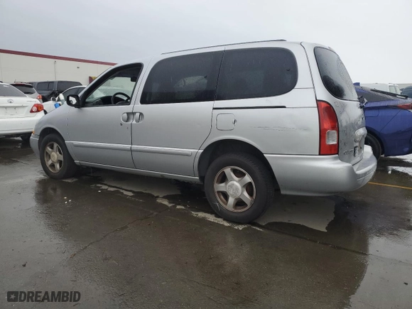 2001 Nissan Quest GXE with VIN 4N2ZN15T01D809541, listed as a Copart auction lot 43473025 with 185,939 mi miles and Clean Title. Bid and sale history available at carsss.com. Image 2.