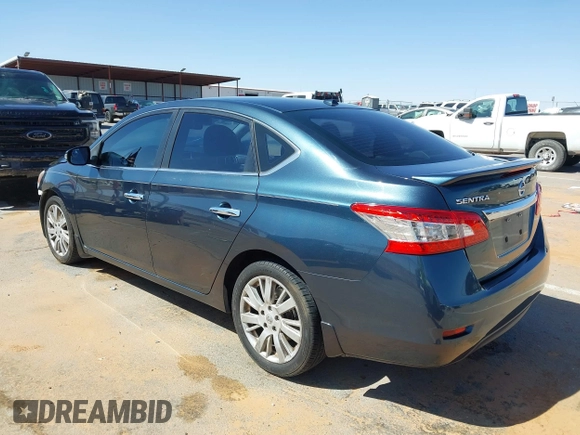 2015 Nissan Sentra S with VIN 3N1AB7AP8FY324463, listed as a IAAI auction lot 41738235 with 159,024 mi miles. Bid and sale history available at carsss.com. Image 3.