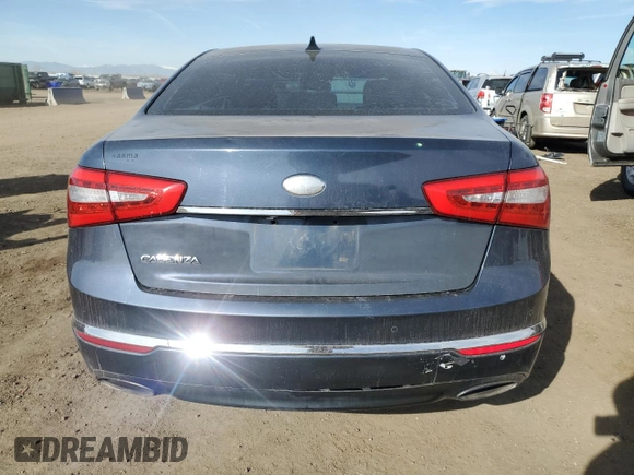 2014 Kia Cadenza Premium with VIN KNALN4D7XE5145311, listed as a Copart auction lot 48396535 with 193,301 mi miles and Salvage Title. Bid and sale history available at carsss.com. Image 6.