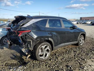 2022 Hyundai Tucson SEL with VIN 5NMJCCAE2NH014061, listed as a Copart auction lot 87253154 with 108,430 mi miles and Salvage Title. Bid and sale history available at carsss.com. Image 3.