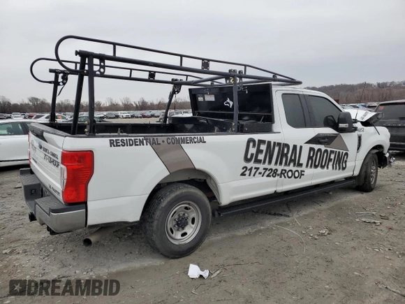 2022 Ford F-250 XL with VIN 1FT7X2A67NEE44852, listed as a Copart auction lot 45188895 with Not provided miles and Salvage title. Bid and sale history available at DreamBid. Image 3.