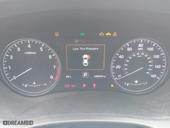 2016 Hyundai Genesis 3.8L with VIN KMHGN4JE9GU110867, listed as a IAAI auction lot 41729504 with 126,247 mi miles. Bid and sale history available at carsss.com. Image 7.
