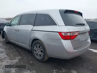 2013 Honda Odyssey EX-L with VIN 5FNRL5H63DB007682, listed as a IAAI auction lot 41408103 with 201,453 mi miles and . Bid and sale history available at carsss.com. Image 3.