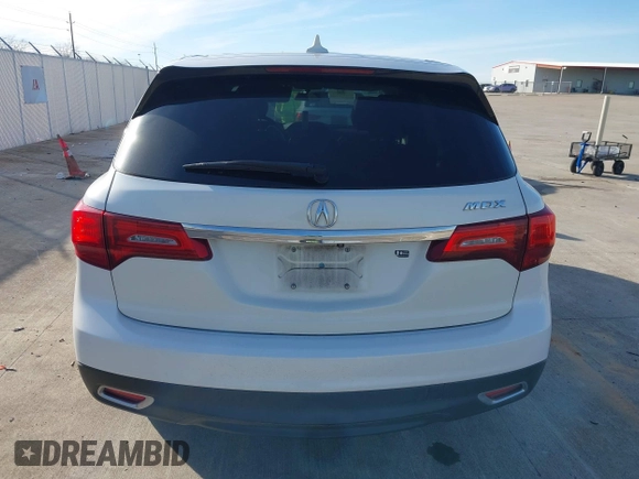 2016 Acura MDX with VIN 5FRYD3H22GB011042, listed as a IAAI auction lot 41383286 with 151,781 mi miles. Bid and sale history available at carsss.com. Image 16.