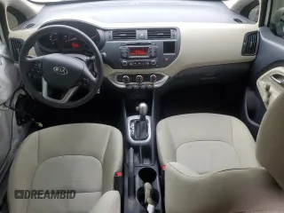 2013 Kia Rio LX with VIN KNADM5A36D6296654, listed as a Copart auction lot 55194435 with 100,895 mi miles and Salvage Title. Bid and sale history available at DreamBid. Image 8.