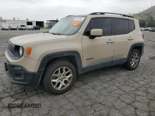 2015 Jeep Renegade Latitude z VIN ZACCJBBT2FPB85832, wystawiony jako Copart lot #54427955 z przebiegiem 369 893 mil mil oraz Szkoda całkowita • Salvage title. Historia ofert i sprzedaży dostępna na DreamBid. Obrazek 1.