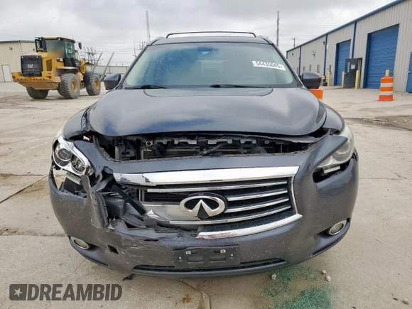 2014 Infiniti QX60 with VIN 5N1AL0MN4EC540308, listed as a Copart auction lot 54435045 with 140,454 mi miles and Salvage Title. Bid and sale history available at carsss.com. Image 5.
