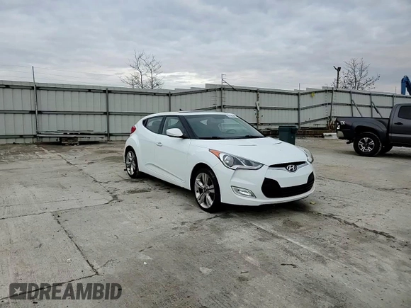 2014 Hyundai Veloster with VIN KMHTC6ADXEU184741, listed as a Copart auction lot 81136964 with 85,453 mi miles and Salvage Title. Bid and sale history available at carsss.com. Image 10.