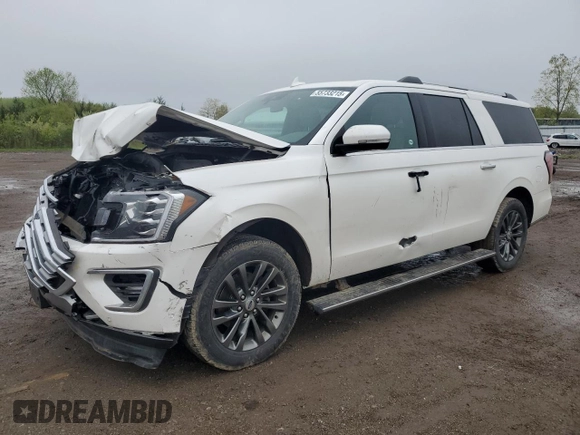 2019 Ford Expedition Max Limited with VIN 1FMJK2AT4KEA03732, listed as a Copart auction lot 55733215 with 76,962 mi miles and Salvage title. Bid and sale history available at DreamBid. Image 1.