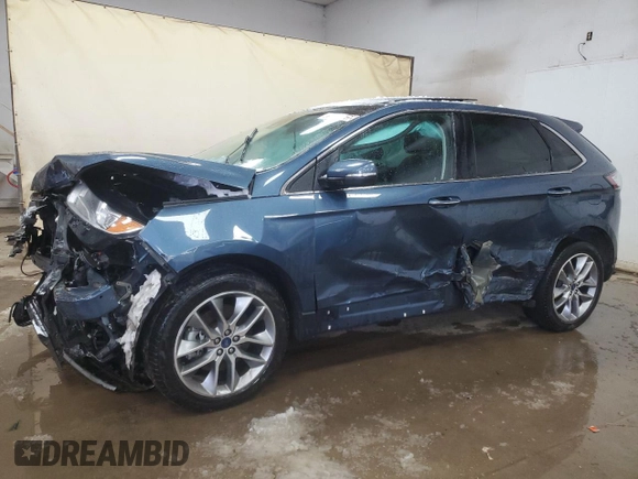 2018 Ford Edge Titanium with VIN 2FMPK4K90JBC40012, listed as a Copart auction lot 53354885 with 78,175 mi miles and Clean Title. Bid and sale history available at carsss.com. Image 1.