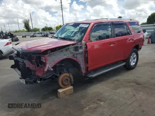 2018 Toyota 4Runner SR5 с VIN JTEZU5JR0J5173586, выставлен на аукционе Copart как лот 60914465 с пробегом 58 413 миль миль и Списание • Salvage title. История ставок и продаж доступна на DreamBid. Изображение 1.