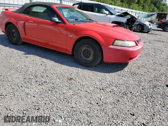 2003 Ford Mustang GT Deluxe with VIN 1FAFP45X63F365017, listed as a Copart auction lot 55574005 with 145,983 mi miles and Clean Title. Bid and sale history available at carsss.com. Image 4.
