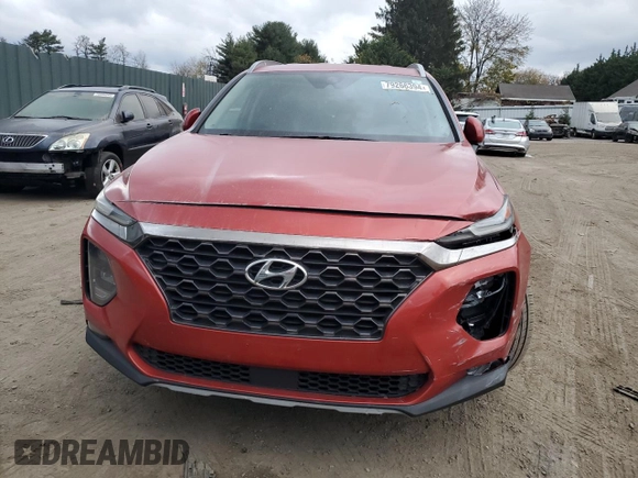 2019 Hyundai Santa Fe SEL with VIN 5NMS33ADXKH021346, listed as a Copart auction lot 79266394 with 77,172 mi miles and Salvage Title. Bid and sale history available at carsss.com. Image 5.