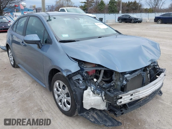 2021 Toyota Corolla LE with VIN 5YFEPMAE0MP228191, listed as a IAAI auction lot 41909486 with 66,374 mi miles and . Bid and sale history available at DreamBid. Image 1.