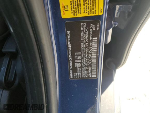 2016 MINI Hardtop 4 Door with VIN WMWXU1C53G2D11582, listed as a Copart auction lot 47461225 with 99,378 mi miles and Salvage Title. Bid and sale history available at DreamBid. Image 12.