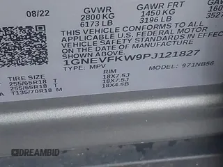 2023 Chevrolet Traverse LS with VIN 1GNEVFKW9PJ121827, listed as a IAAI auction lot 41117831 with 20,944 mi miles. Bid and sale history available at carsss.com. Image 9.