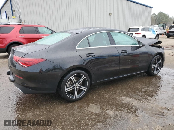 2020 Mercedes-Benz CLA 250 with VIN WDD5J4GB1LN021938, listed as a Copart auction lot 44419995 with 95,021 mi miles and Salvage Title. Bid and sale history available at DreamBid. Image 3.
