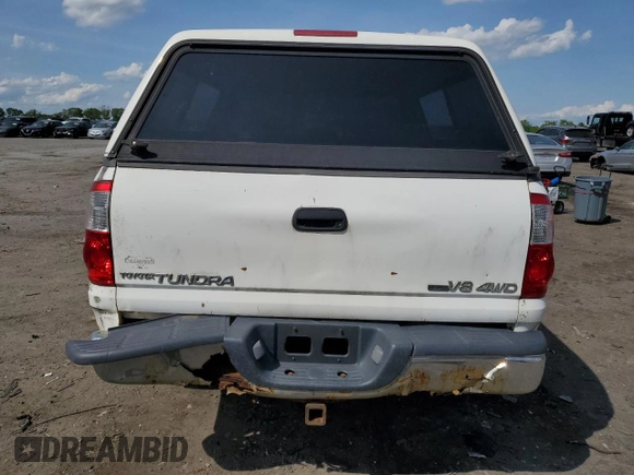 2004 Toyota Tundra SR5 with VIN 5TBDT44154S441153, listed as a Copart auction lot 54989495 with 350,356 mi miles and Clean Title. Bid and sale history available at DreamBid. Image 6.