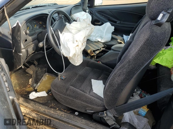 1994 Ford Mustang with VIN 1FALP4441RF214010, listed as a Copart auction lot 69811634 with 48,478 mi miles and Salvage title. Bid and sale history available at DreamBid. Image 7.