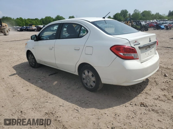 2018 Mitsubishi Mirage G4 ES with VIN ML32F3FJ5JHF08577, listed as a Copart auction lot 55687014 with 87,265 mi miles. Bid and sale history available at carsss.com. Image 2.