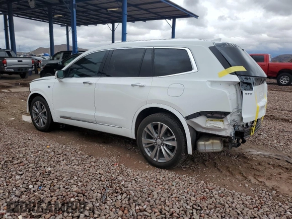 2022 Cadillac XT6 Premium Luxury with VIN 1GYKPCRS6NZ127584, listed as a Copart auction lot 48429085 with 24,994 mi miles and Salvage Title. Bid and sale history available at carsss.com. Image 2.