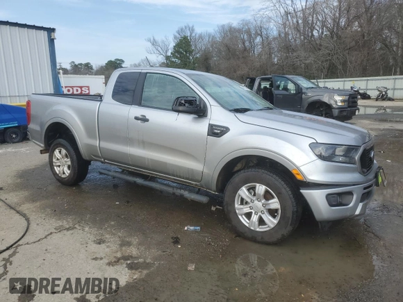 2020 Ford Ranger XL with VIN 1FTER1EHXLLA82497, listed as a Copart auction lot 44917445 with 53,391 mi miles and Salvage Title. Bid and sale history available at DreamBid. Image 4.