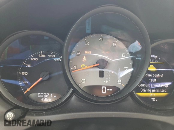 2017 Porsche Macan S with VIN WP1AB2A58HLB18505, listed as a Copart auction lot 49654365 with 68,321 mi miles and Salvage Title. Bid and sale history available at DreamBid. Image 9.