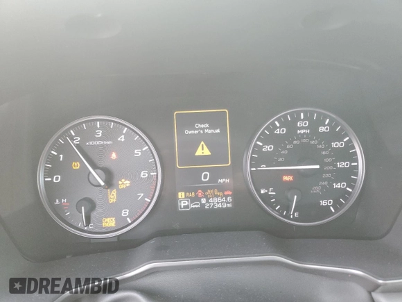 2024 Subaru Outback Limited with VIN 4S4BTANC5R3178177, listed as a Copart auction lot 61850495 with 27,349 mi miles and Salvage title. Bid and sale history available at DreamBid. Image 9.