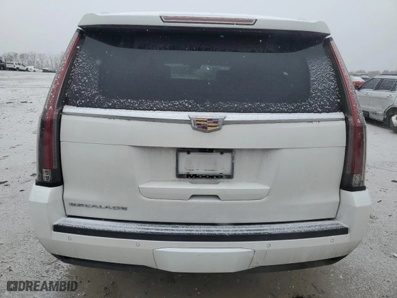 2017 Cadillac Escalade ESV Platinum with VIN 1GYS4KKJ8HR264342, listed as a Copart auction lot 45761765 with 105,779 mi miles and Salvage Title. Bid and sale history available at carsss.com. Image 6.