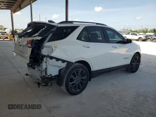 2024 Chevrolet Equinox RS z VIN 3GNAXMEG5RS217098, wystawiony jako Copart lot #58026325 z przebiegiem 10 744 mil mil oraz Nie do naprawy • Non repairable. Historia ofert i sprzedaży dostępna na DreamBid. Obrazek 3.
